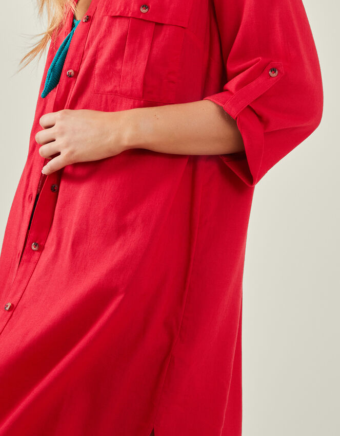 Beach Shirt, Red (RED), large