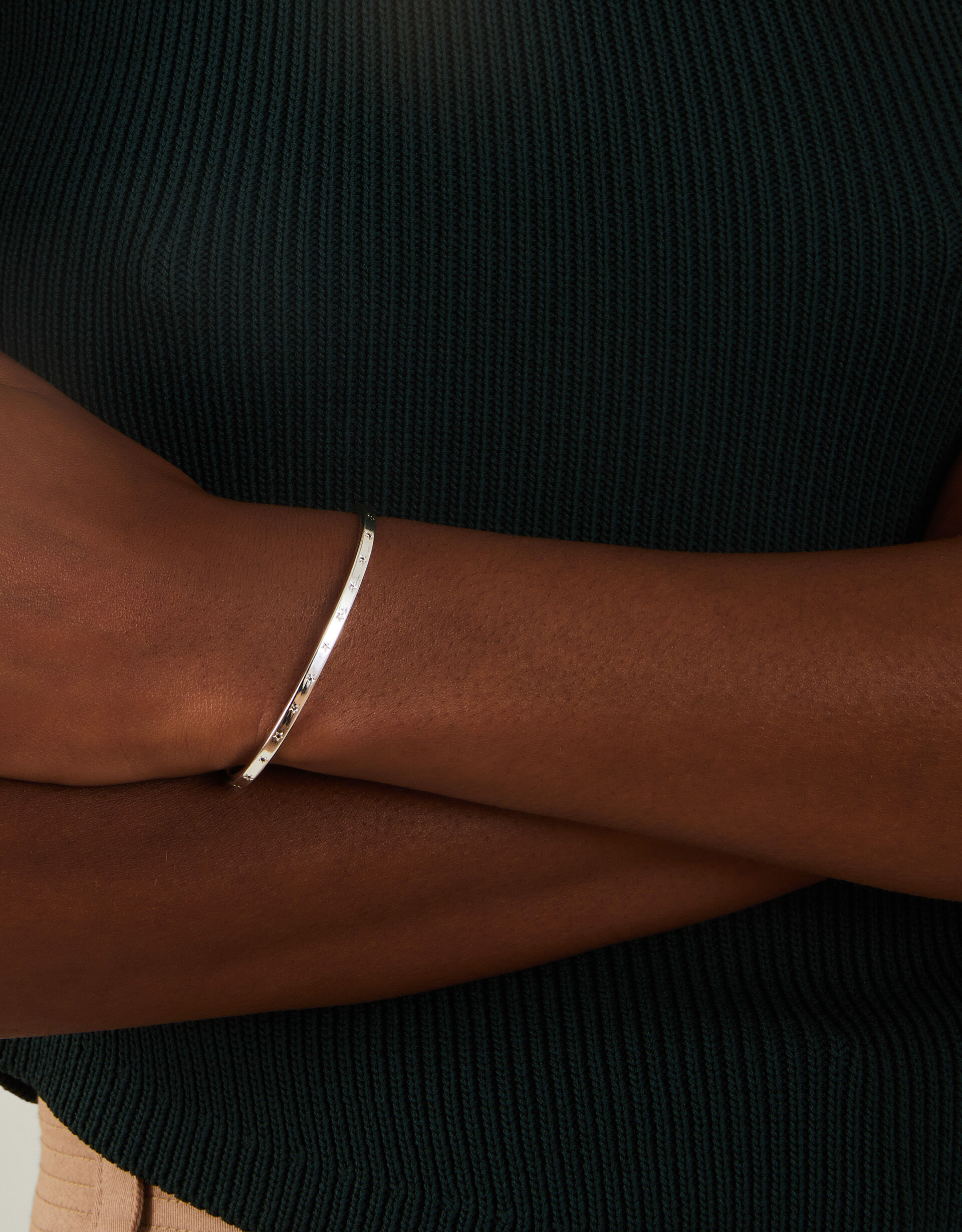 Sterling silver diamante bracelet new arrivals