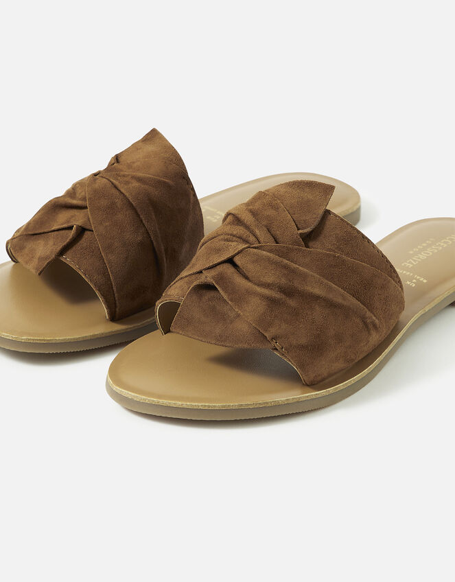 Perth Suede Sliders, Tan (TAN), large
