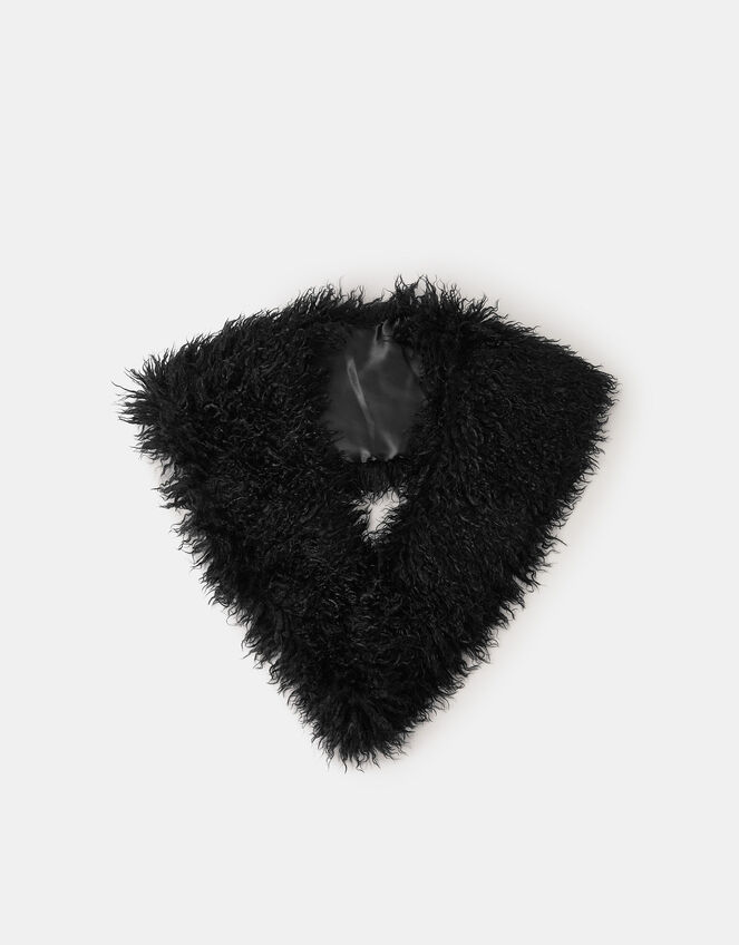 Shaggy Faux Fur Tippet Scarf, , large