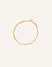 Gold-Plated Omega Chain Anklet, , large