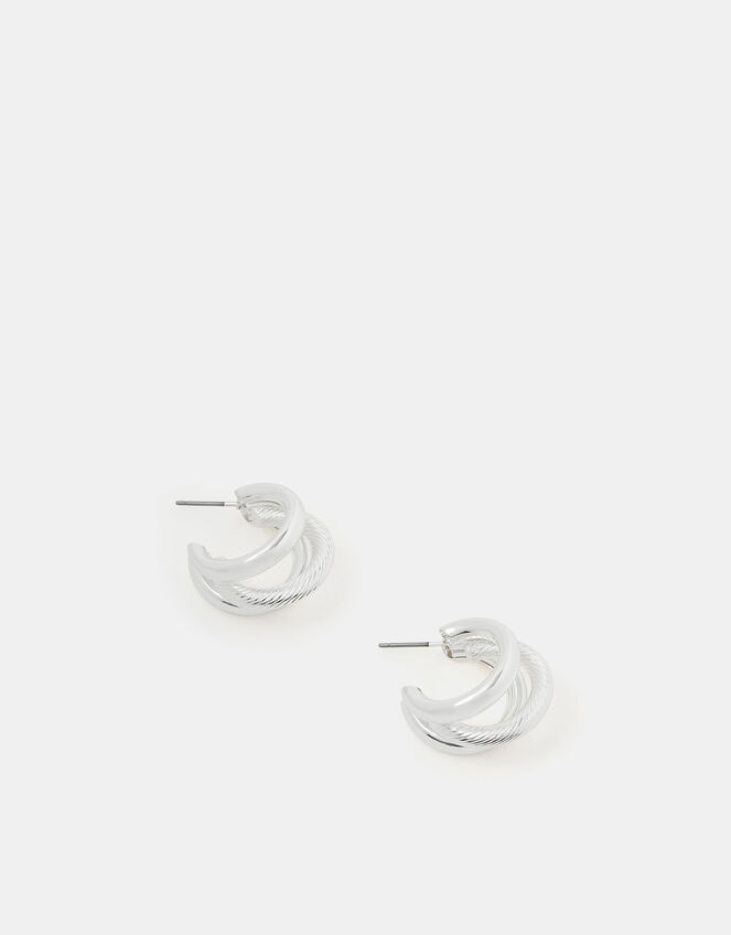 Triple Hoop Earrings, , large