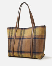 Carrie Check Tote Bag, , large