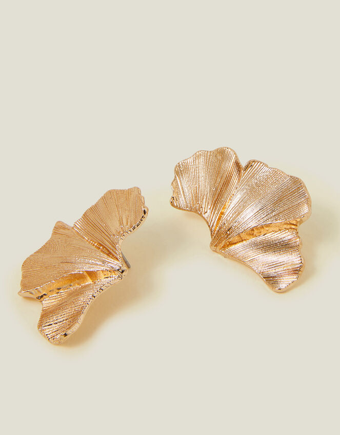 Statement Petal Stud Earrings, , large