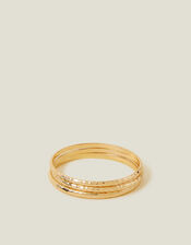 3-Pack Textured Bangles, , large