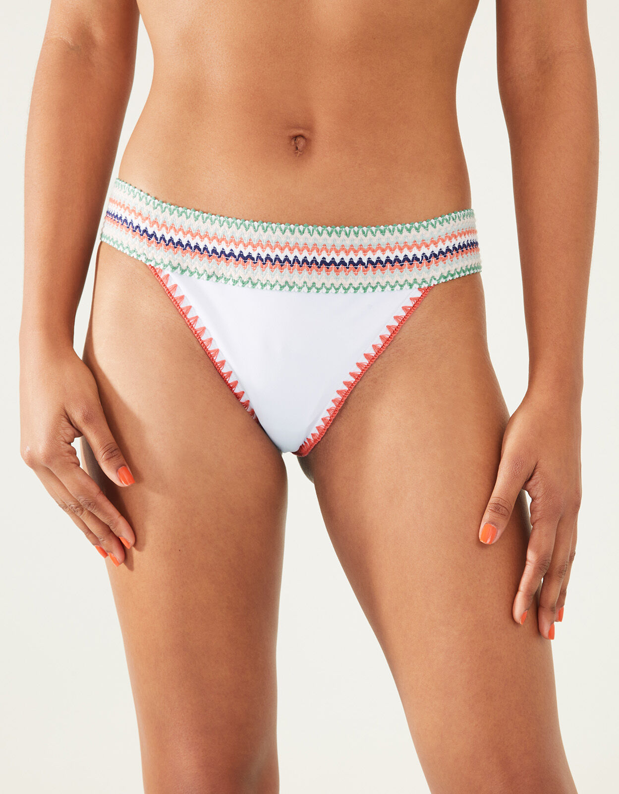Crochet trim bathing suit sales