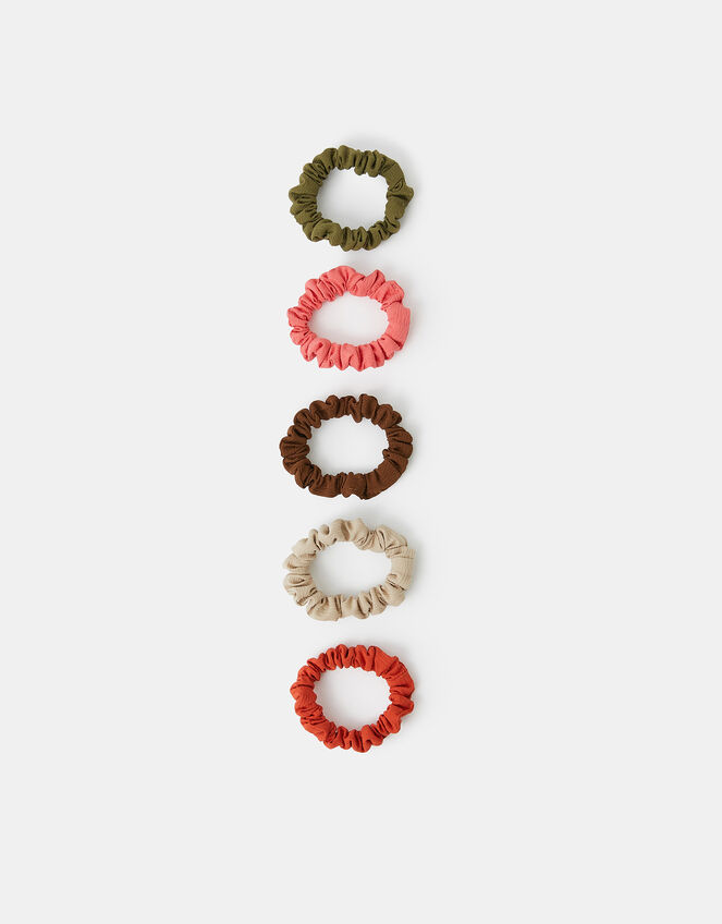 5-Pack Skinny Hair Scrunchies, , large