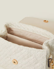 Quilted Boucle Handbag, , large