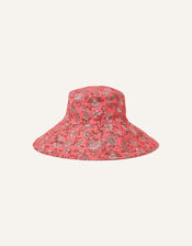 Reversible Shell Print Bucket Hat, , large