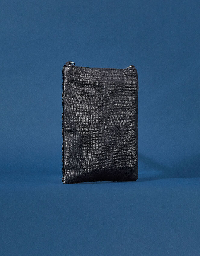 Harlequin Sequin Phone Pouch, , large