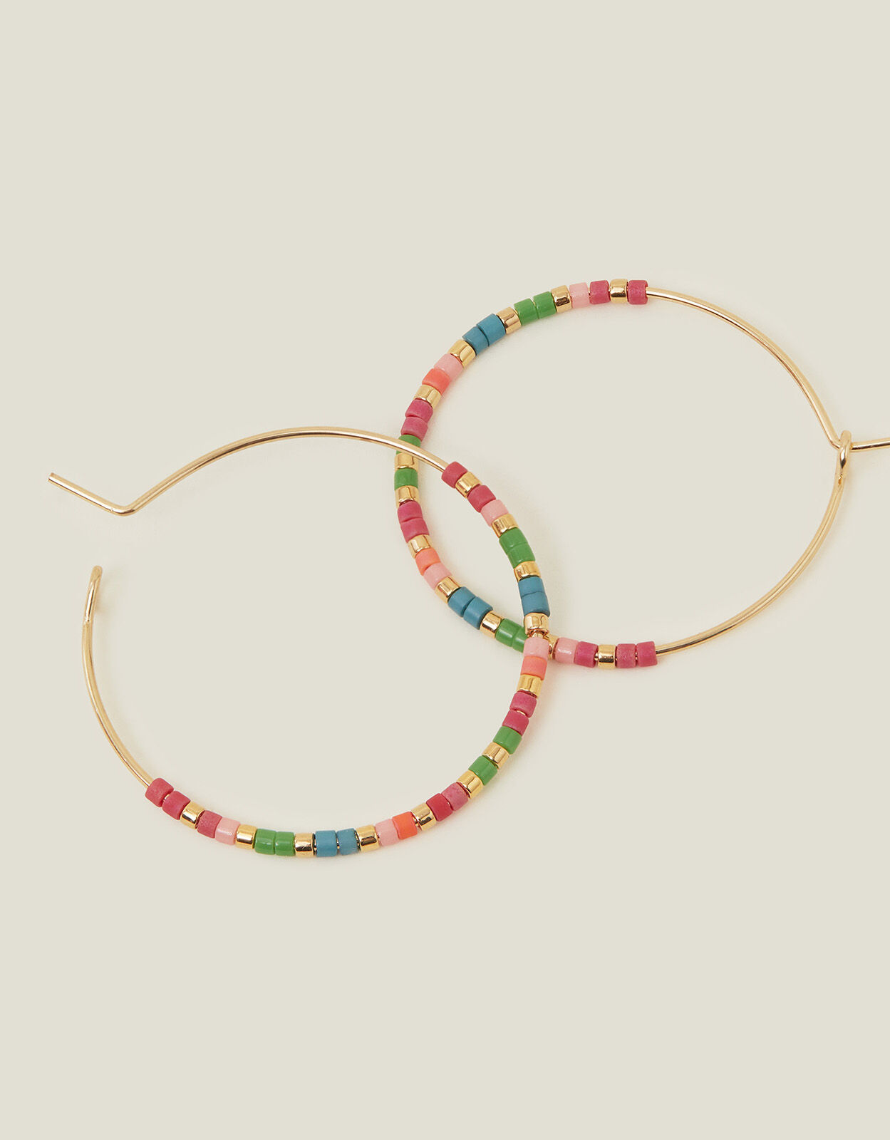 Colored on sale hoop earrings