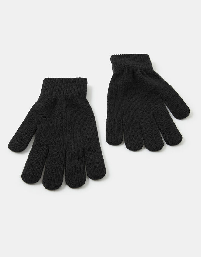 Super-Stretchy Knit Gloves , , large