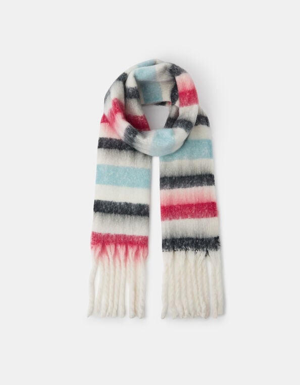 Super Soft Stripe Scarf, , large