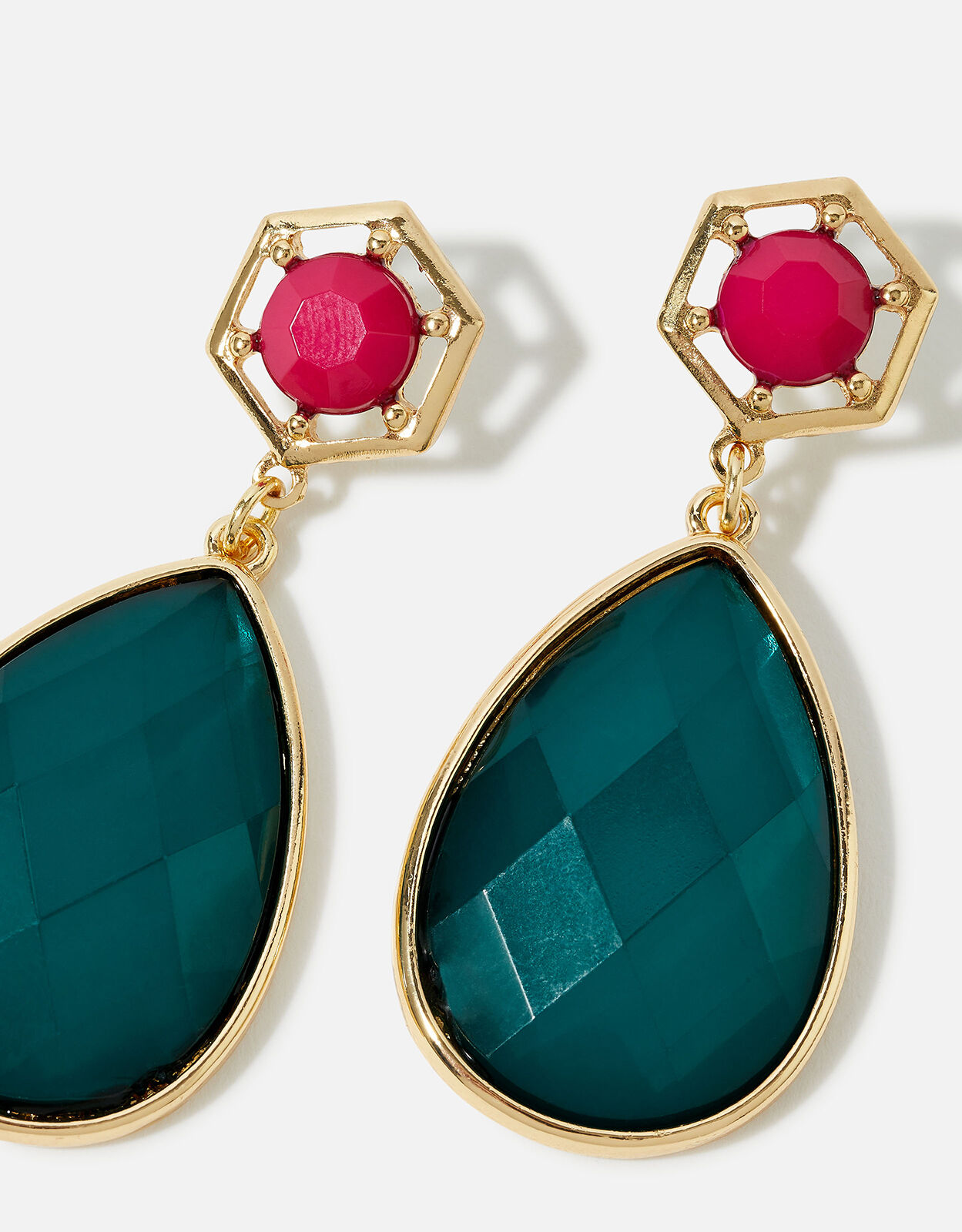 Stone Statement Earrings Drops Accessorize ROI