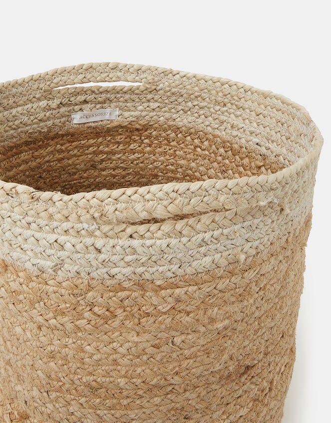 Braided Jute Basket, , large