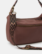 Multi Strap Crossbody Bag, Tan (TAN), large