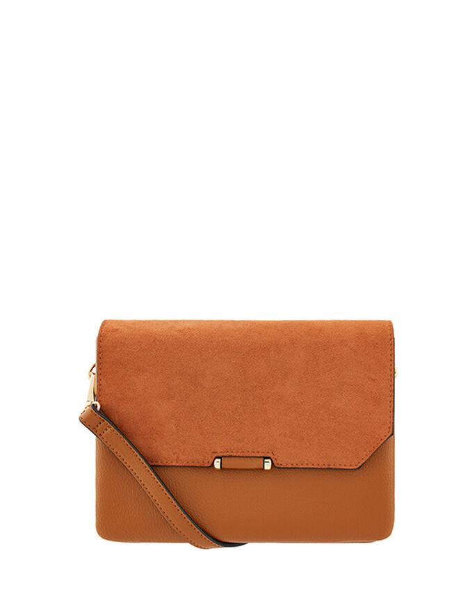 Callie Cross-Body Bag, Tan (TAN), large