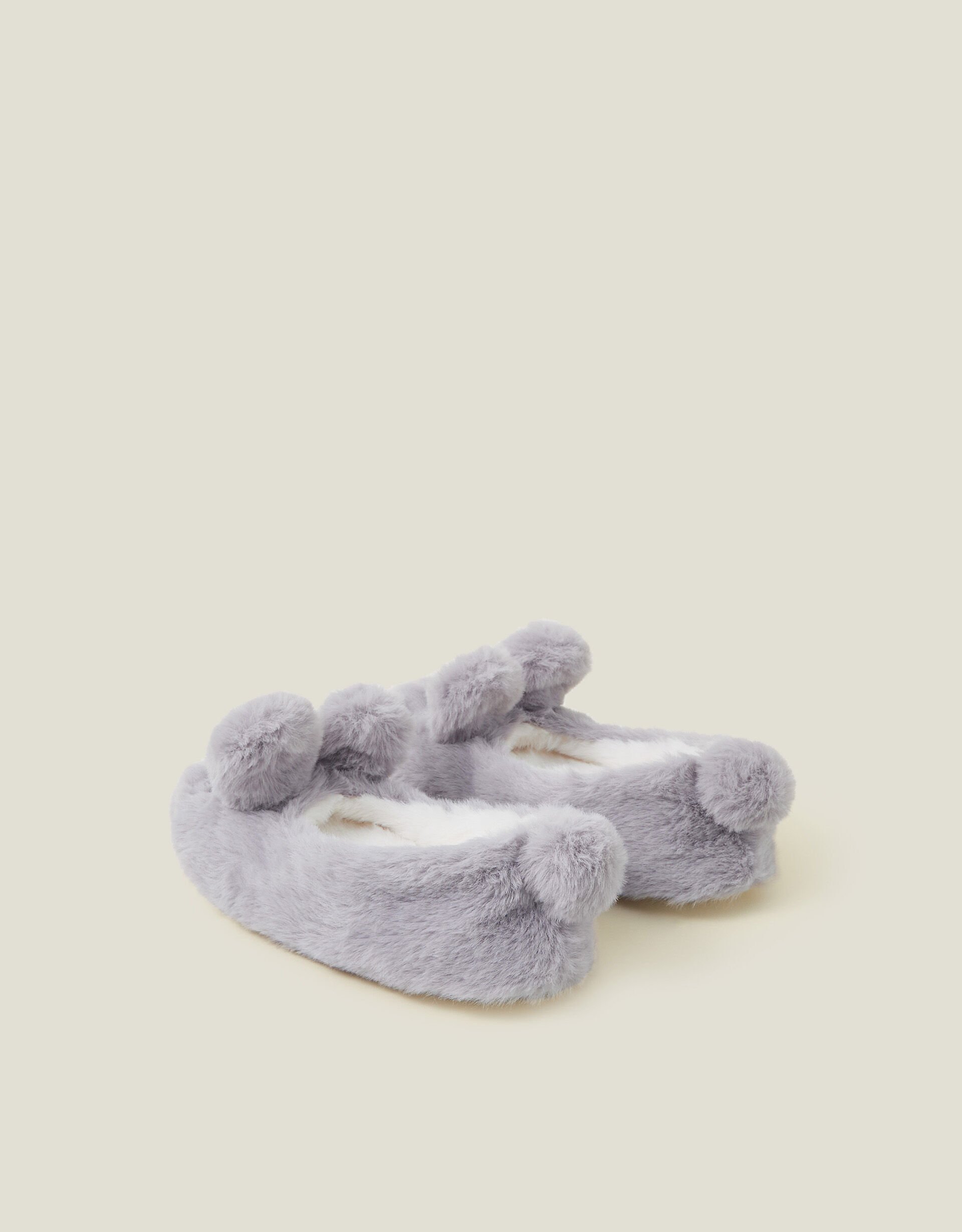 Grey ballerina slippers online