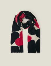Love Heart Blanket Scarf, , large