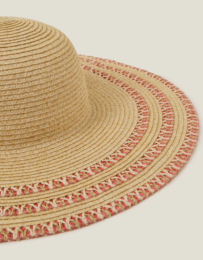 Braided Edge Floppy Hat, , large