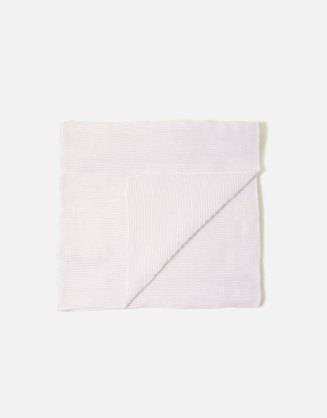 Glitter Pleat Scarf, Cream (CREAM), large