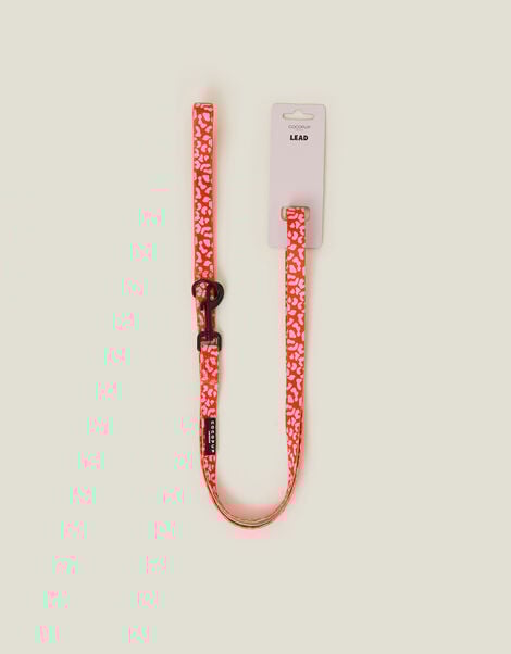 Cocopup London Leopard Print Dog Lead Pink, , large