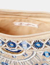 Celestial Embroidered Sling Crossbody Bag, , large