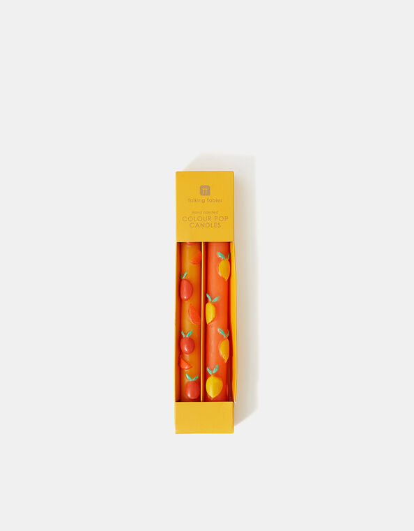2-Pack Talking Tables Fruit Taper Candles, , large