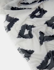 Lightweight Diamond Print Scarf, , large