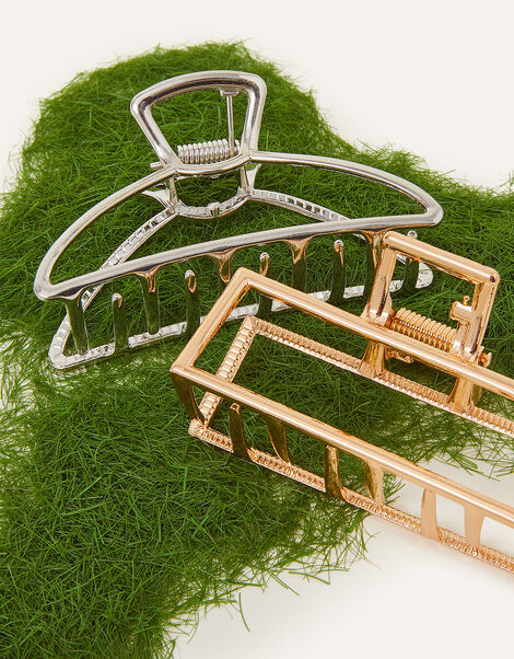 Metal Claw Clips Set Of Two, , large