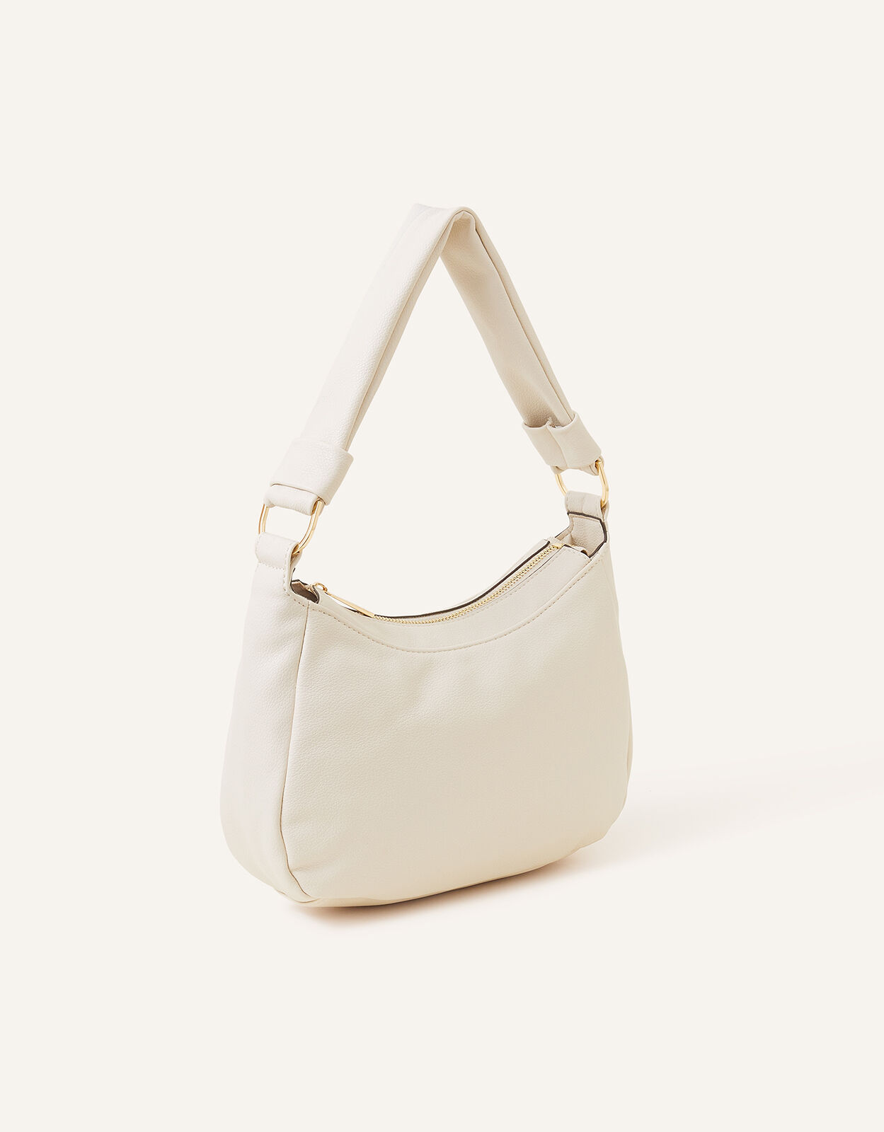 Small cream shoulder bag hot sale