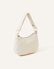 Small Scoop Shoulder Bag, Cream (CREAM), large