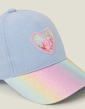 Girls Shake Glitter Cap, Multi (PASTEL MULTI), large