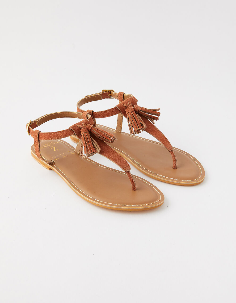accessorize tan sandals