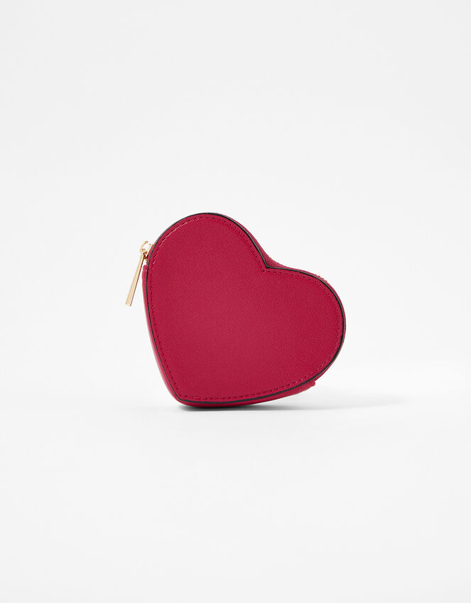 Valentine's Heart Purse, Red (BERRY), large