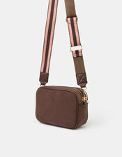 Double Zip Crossbody Bag, , large