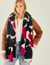 Love Heart Blanket Scarf, , large