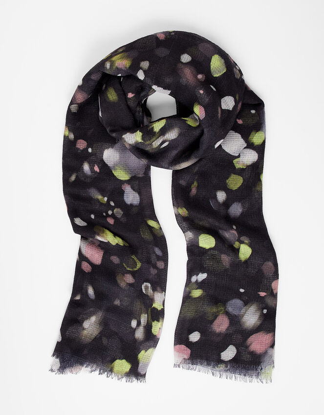 Solar Brushstroke Print Scarf, , large