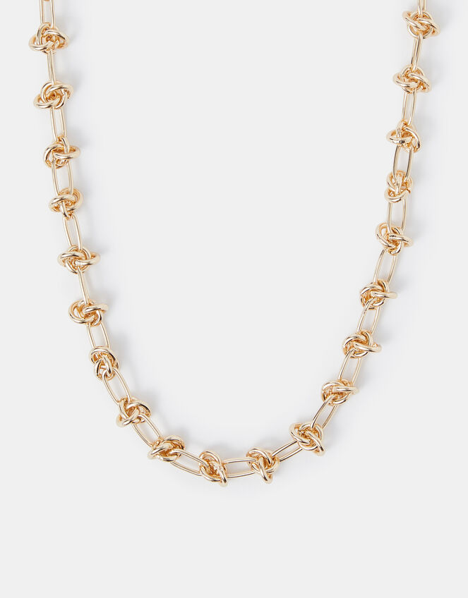Knot Chain Necklace, , large