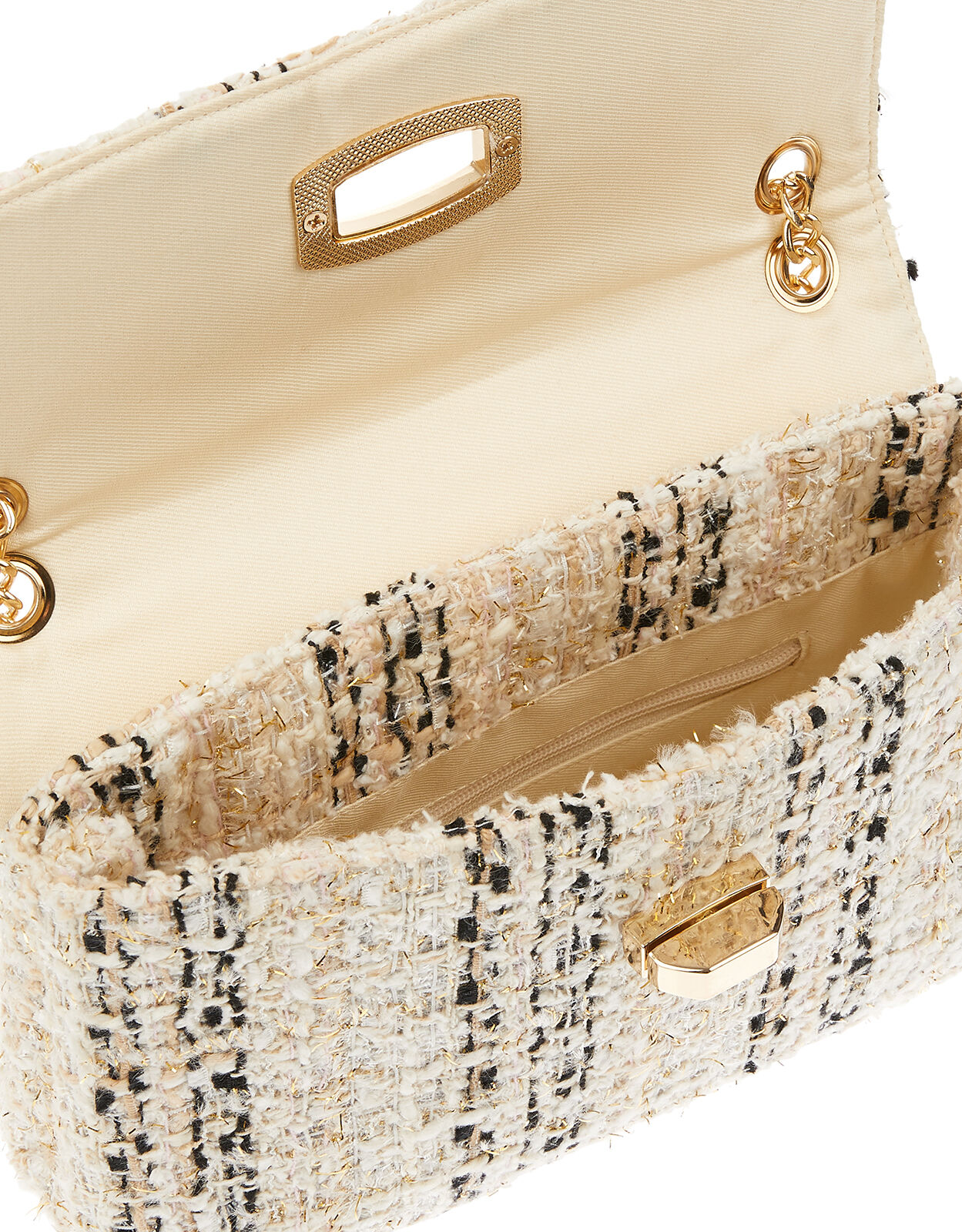 Accessorize tweed bag sales
