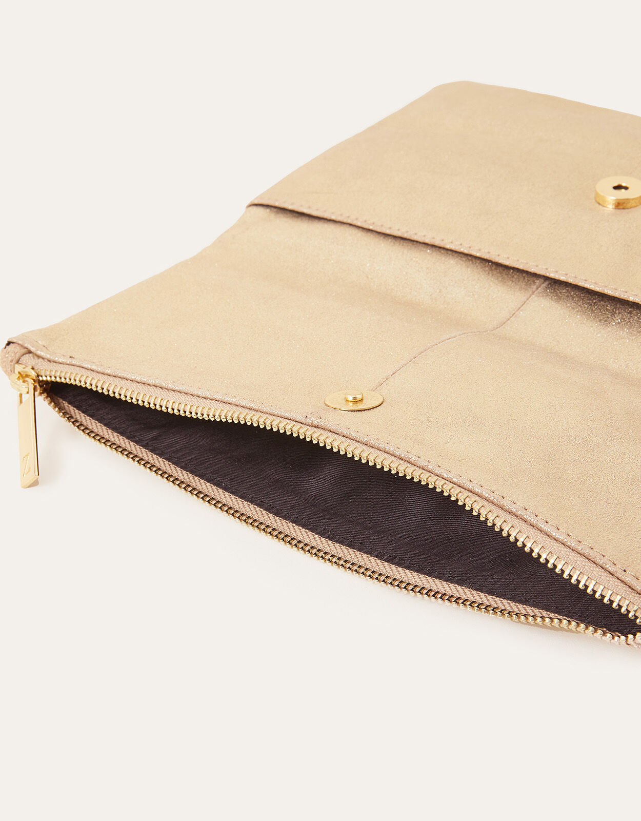 Accessorize gold bag