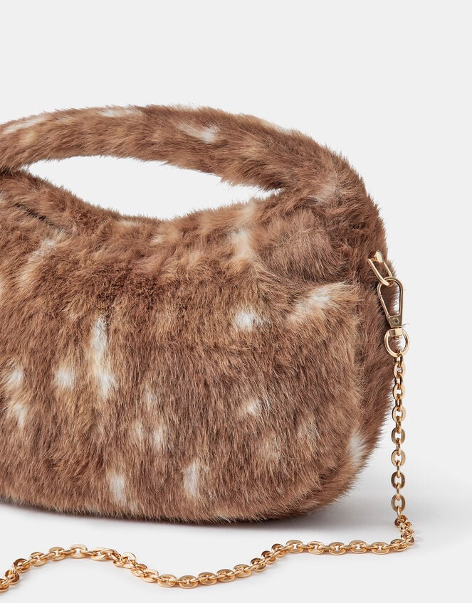 Faux Fur Bambi Bag, , large