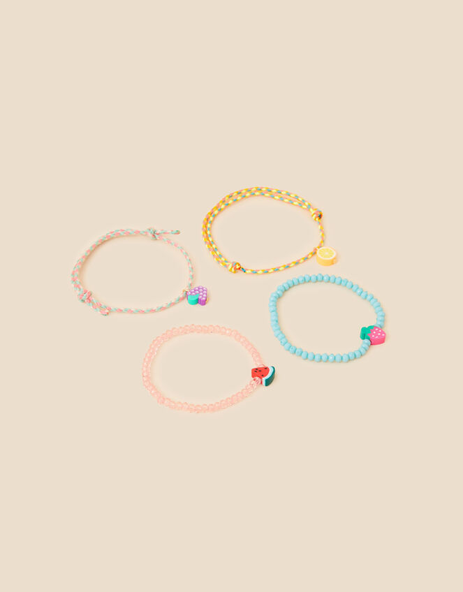 Kids Fruit Friendship Bracelet 4 Pack, , large