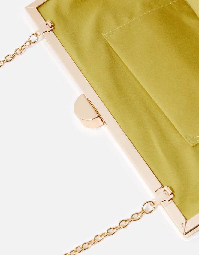 Suedette Clip Frame Bag, , large