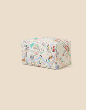 London Print Washbag, , large