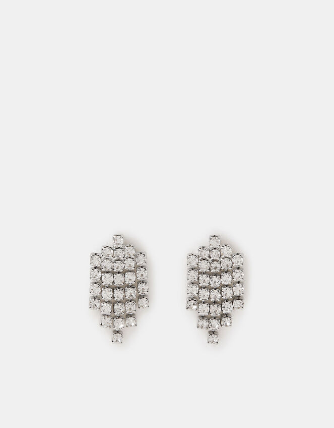 Mini Cascade Diamanté Drop Earrings, , large