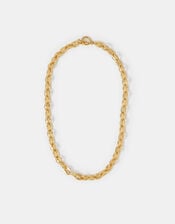 14ct Gold-Plated Chunky Link Chain Necklace, , large