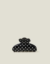 Polka Dot Scallop Claw Clip, , large