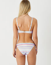 Pastel Stripe Bunny Tie Bikini Briefs, Multi (PASTEL-MULTI), large