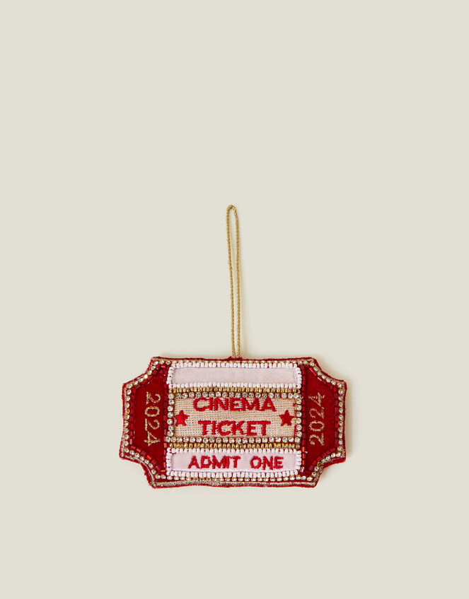 Cinema Ticket Christmas Tree Decoration, , large